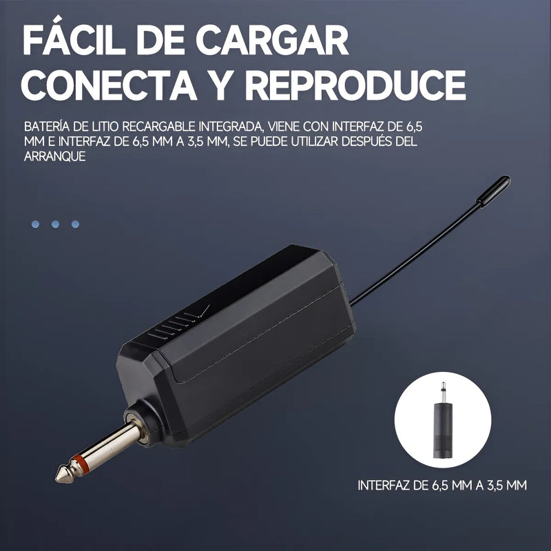 Microfono Gc W1 Dinamico Mano 1 Inalambrico Uhf Con Receptor