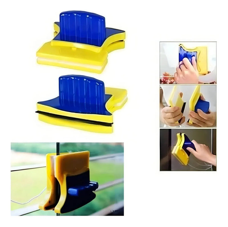 Limpiador Magnetico Ventanas Vidrios Limpia Adentro Y Afuera