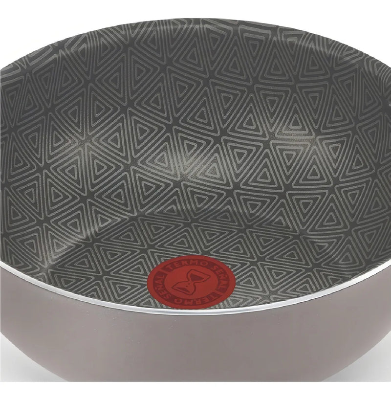 Wok Imusa 24cm Antiadherente Talent Color Gris