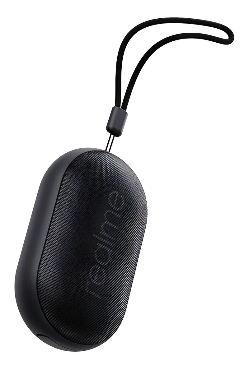 Bocina Mini Realme Bolcillo Bluetooth Speaker Portatil Color Negro