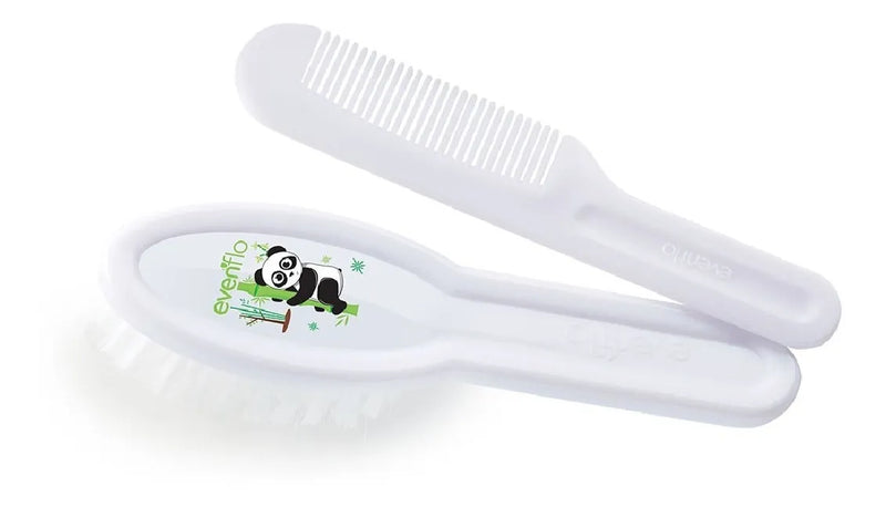 Set De Peine Y Cepillo Evenflo 2pcs Blanco