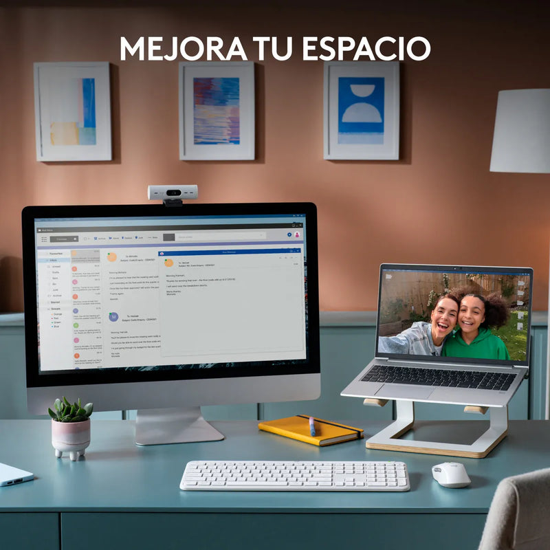 Logitech Signature Slim K950, Teclado Bluetooth / Bolt, Wht Teclado Blanco Idioma Español Latinoamérica
