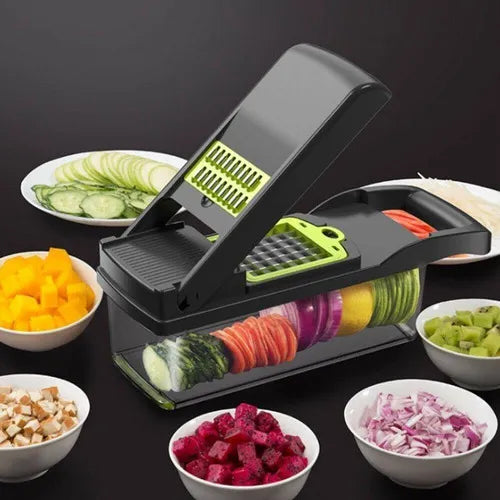 Rallador Picador Cortador De Verduras Y Frutas 22 En 1