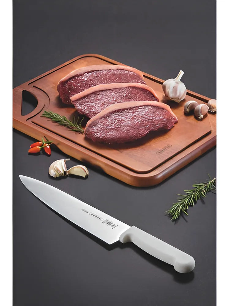 Cuchillo Cocina Chef Tramontina Profesional Master 8 Color Blanco