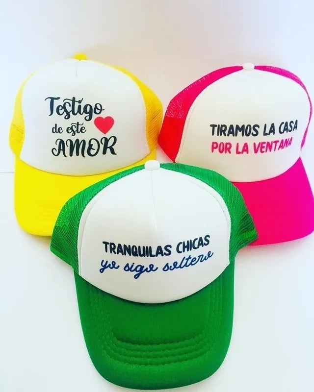 X18 Gorras De Malla Personalizada Publicitaria Negro Ajustable