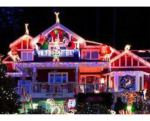 Luces Navideñas Decoraciones Para Exteriores 400 Led 3...