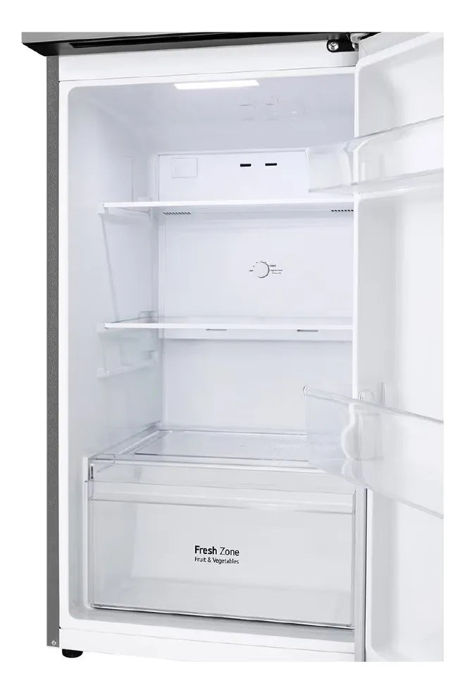Nevera Lg Top Freezer Linearcooling Multi Air 217 Lt Plata Plateado