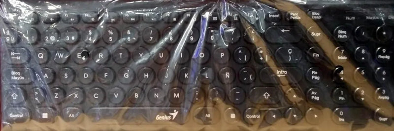 Teclado Genius Slimstar Q200 Ultra Delgado Multimedia Usb