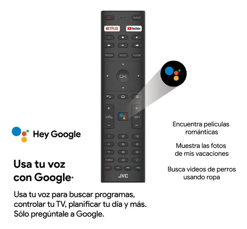 Televisor Jvc Lt-50kd608 50 4k Smart Android Magic Google