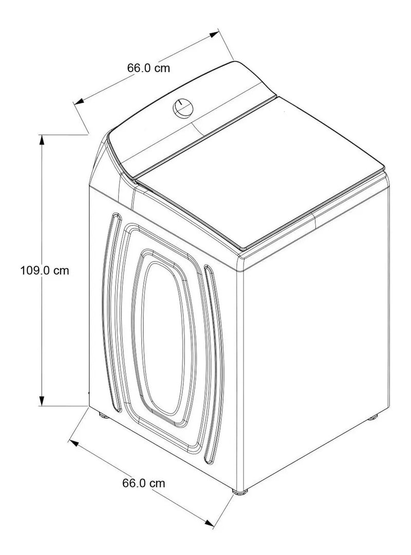 Lavadora Whirlpool Carga Superior 22kg Xpert System Impeller Blanco
