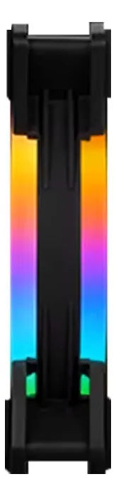 Ventilador Rgb X3 Fan Cooler 120mm Pc Gamer Luz Led Molex