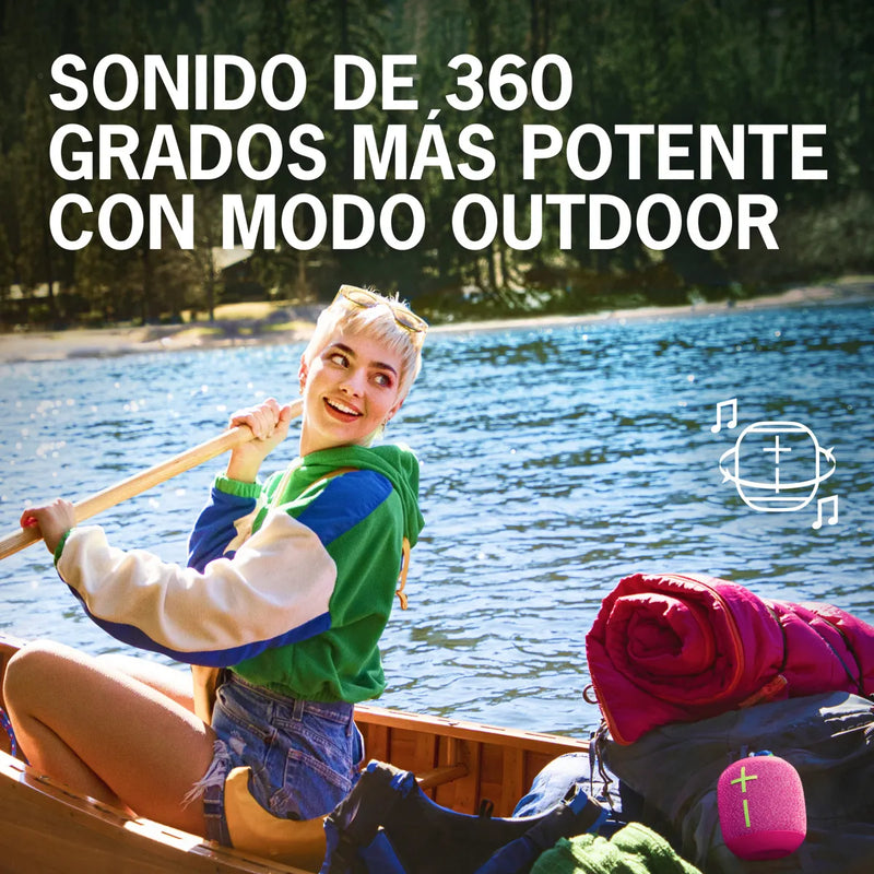 Ultimate Ears Wonderboom 3, Kit 2 Parlantes Impermeables Lvd Lavanda