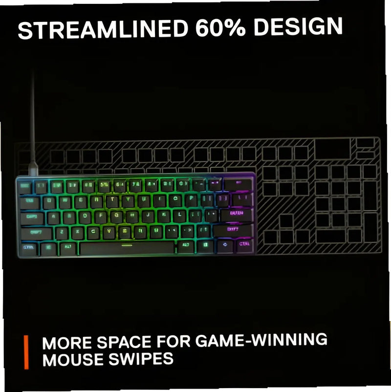 Steelseries Apex 9 Mini Mini Teclado Óptico Hotswap