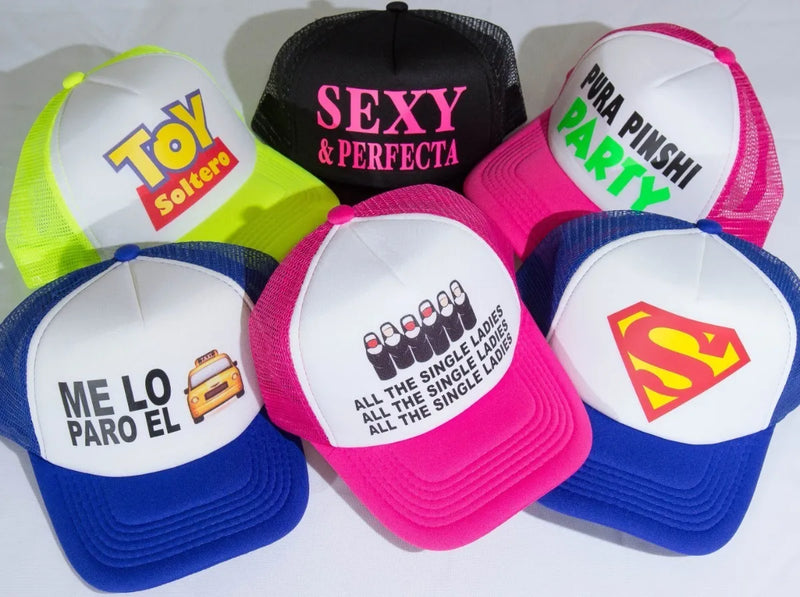 X18 Gorras De Malla Personalizada Publicitaria Negro Ajustable