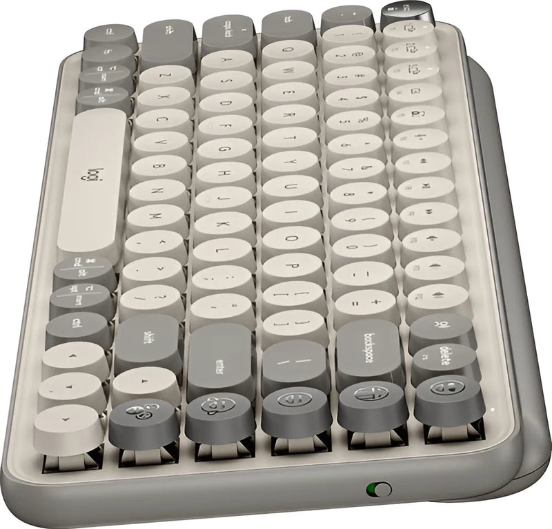 Teclado Mecánico Inalámbrico Logitech Pop Keys Mist Español! Color Del Teclado Beige Idioma Español Latinoamérica