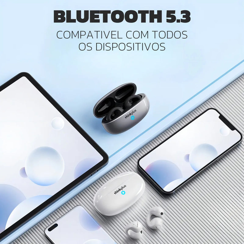 Auriculares inalámbricos Bluetooth Lenovo Livepods Xt83 Tws, color gris y negro