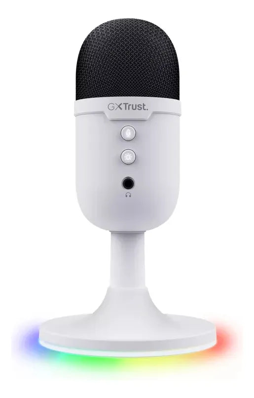 Trust 25374 Microfono Gaming Gxt234 Yunix Usb White