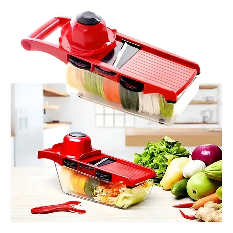 Cortador de frutas y verduras 10 en 1 con múltiples cuchillas Mandoline