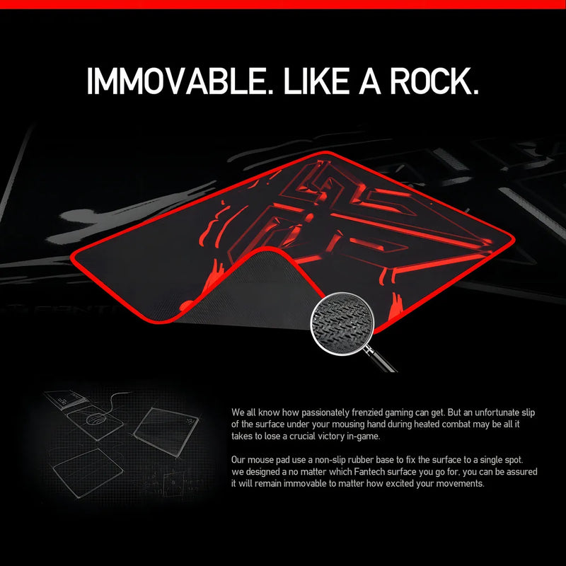 Pad Mouse Gamer Fantech Mp25 Gaming Mousepad Speed Edition