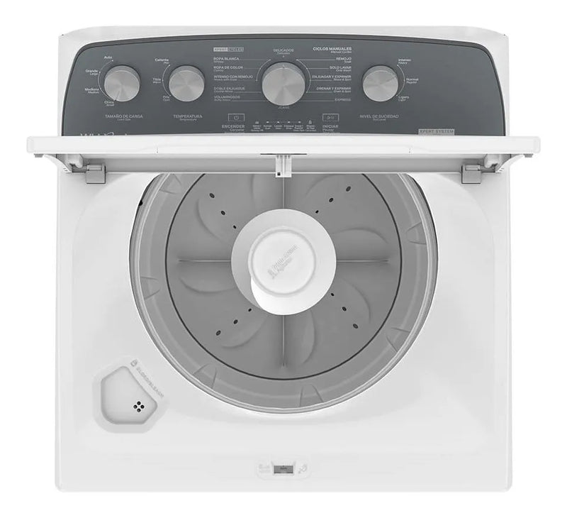 Lavadora Superior 19kg Xpert System Tapa Metálica Bl 8mwtw19 Blanco