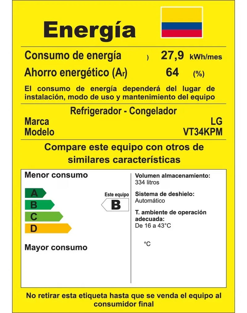 Nevera LG Top Freezer Doorcooling Thinq 334 Lt Negra