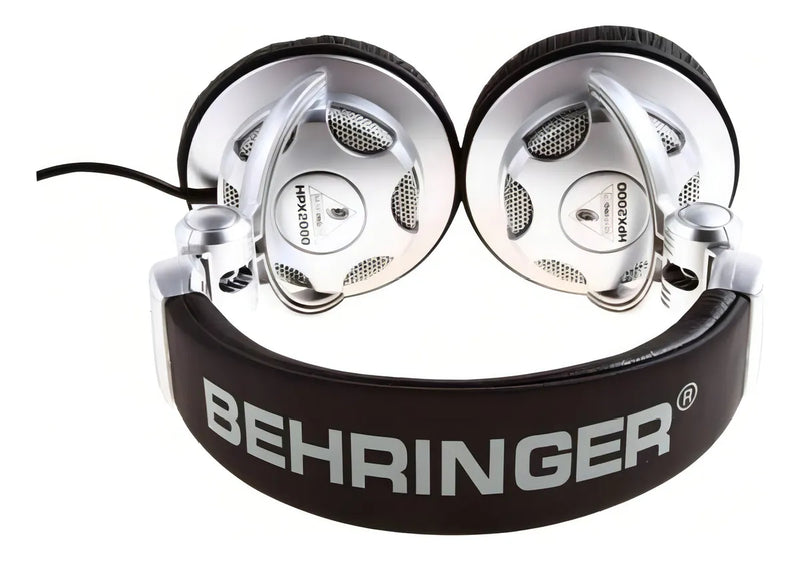 Fone de ouvido over-ear Behringer HPX2000 plateado e negro