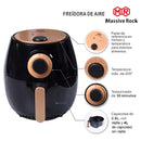 Freidora de aire Massive Rock 2029-9913 de 4L color negro