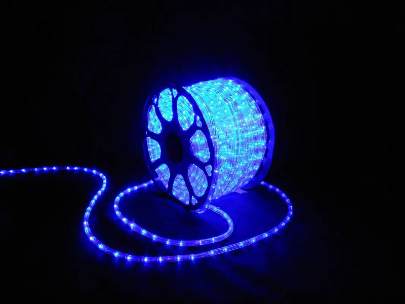 Manguera Led 3 Vias Luces Navideñas X 20mt Azul