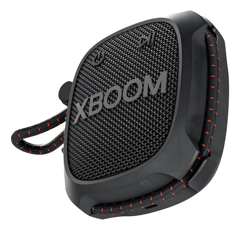 Parlante LG Xboom Xg2t Resistente Al Polvo Y Agua Negro