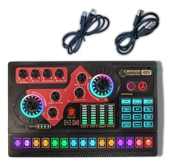 Mixer / Mezclador / Tarjeta De Sonido Bluetooth Inalámbrico