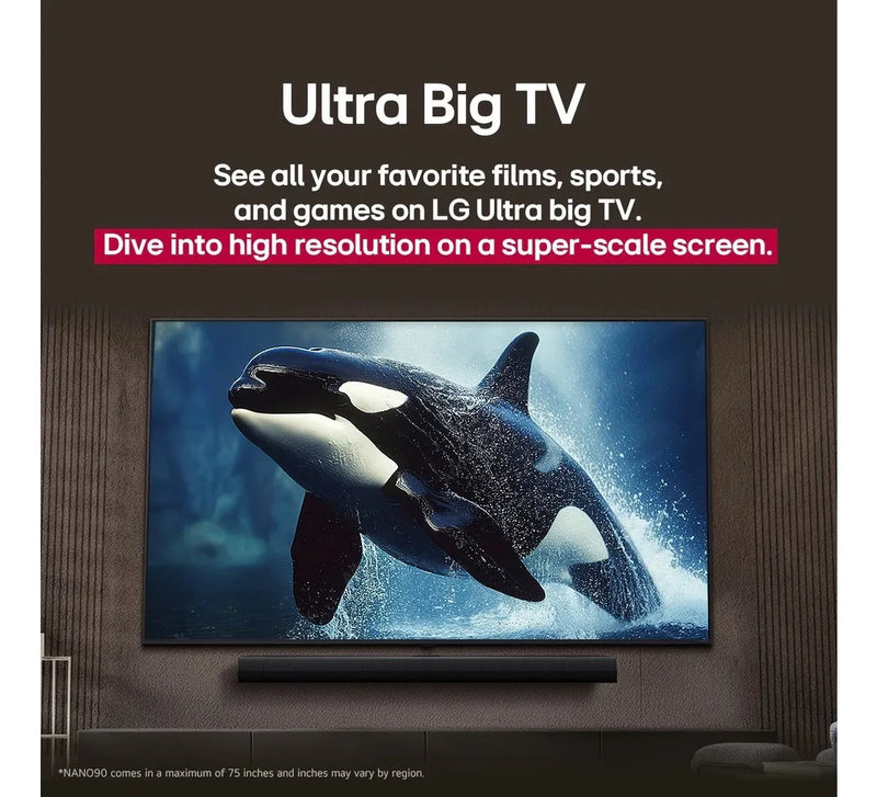Televisor Smart Tv LG Nanocell Ai Nano80 4k 86 Magic Remote