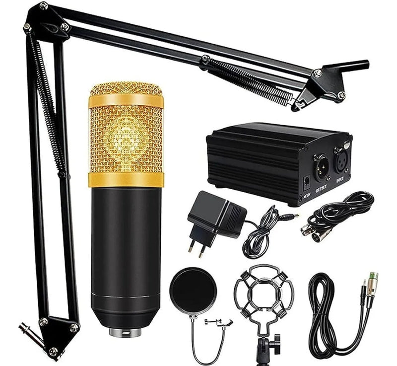 Microfono Condensador Profesional Bm-800 Studio + Accesorios