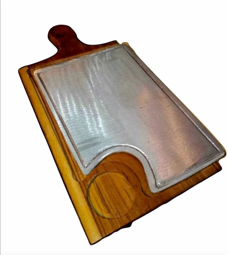 Tabla Para Churrasco Y Carnes Con Parrilla Aluminio, Nuevas