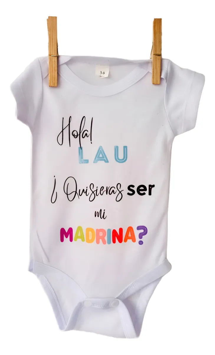 Body Personalizado Blanco Todas Las Tallas Disponible
