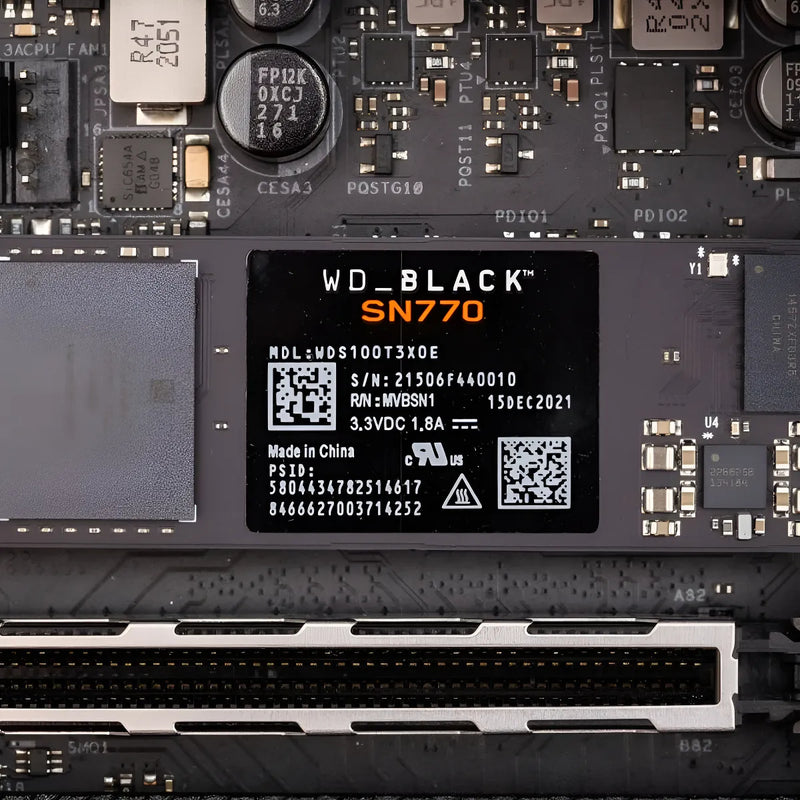 Ssd Interno Western Digital Wd Black Sn770 Nvme 2tb /vc Color Negro