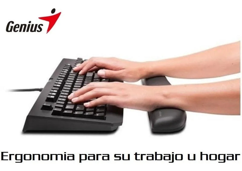 Pad Soporte Para Teclado De Pc Genius G-wp 100 Negro