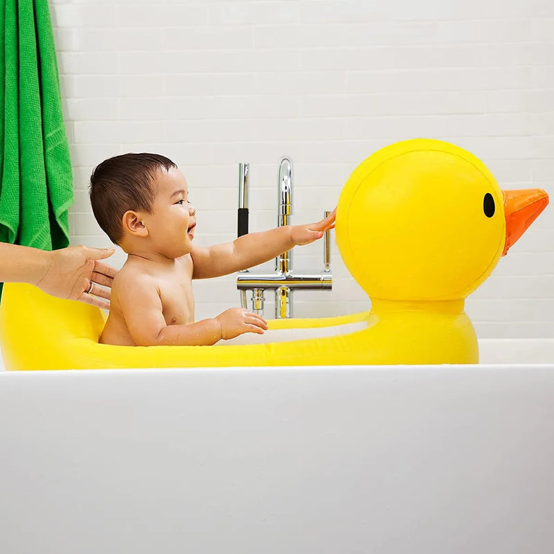 Bañera inflable Munchkin Duck para bebé de más de 6 meses, color amarillo