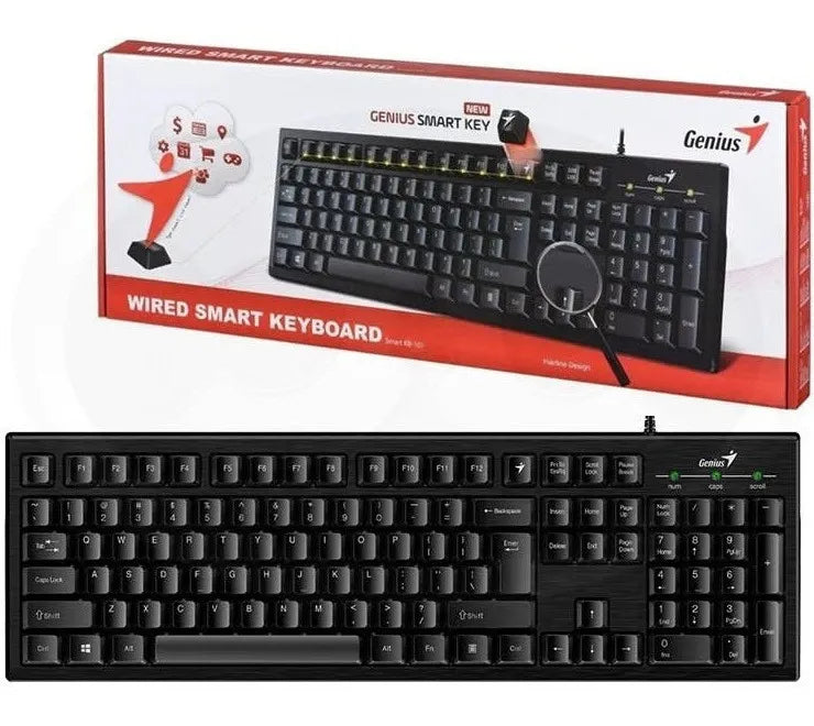 Teclado Genius KB-100 USB Negro