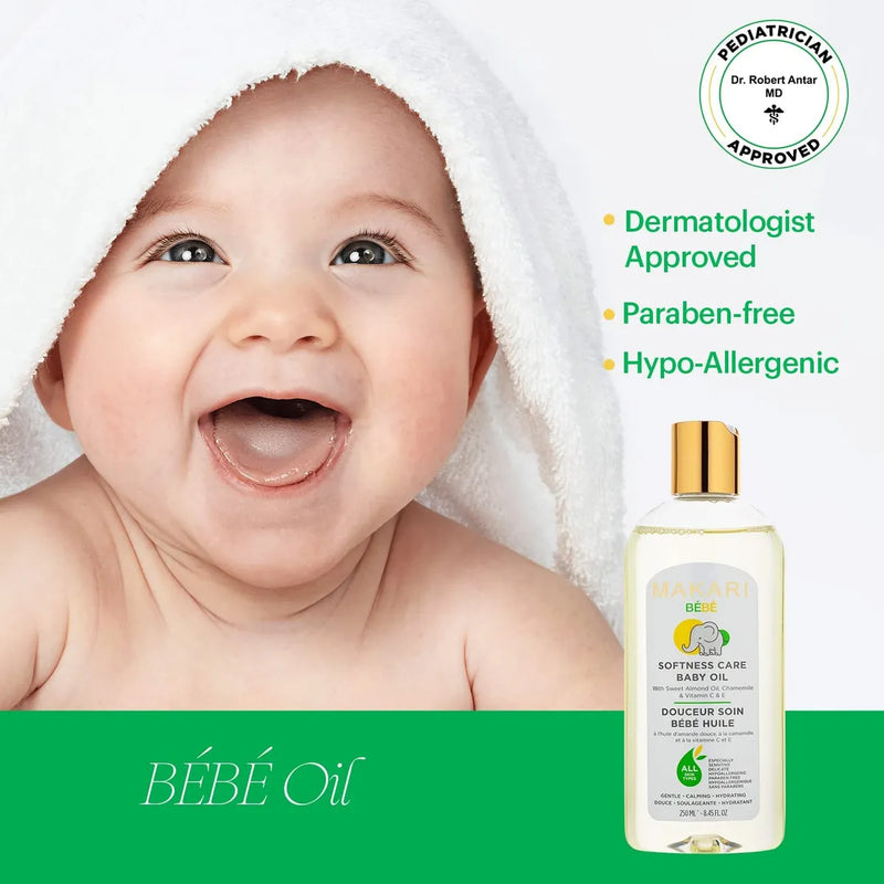 Makari Aceite De Bebé Softness Care Con Almendra Dulce, Ma.
