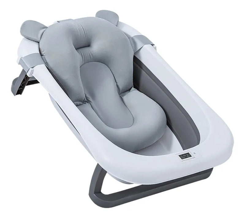 Tina Bañera Plegable Para Bebé Color Gris Tina Bañera Plegable Para Bebé