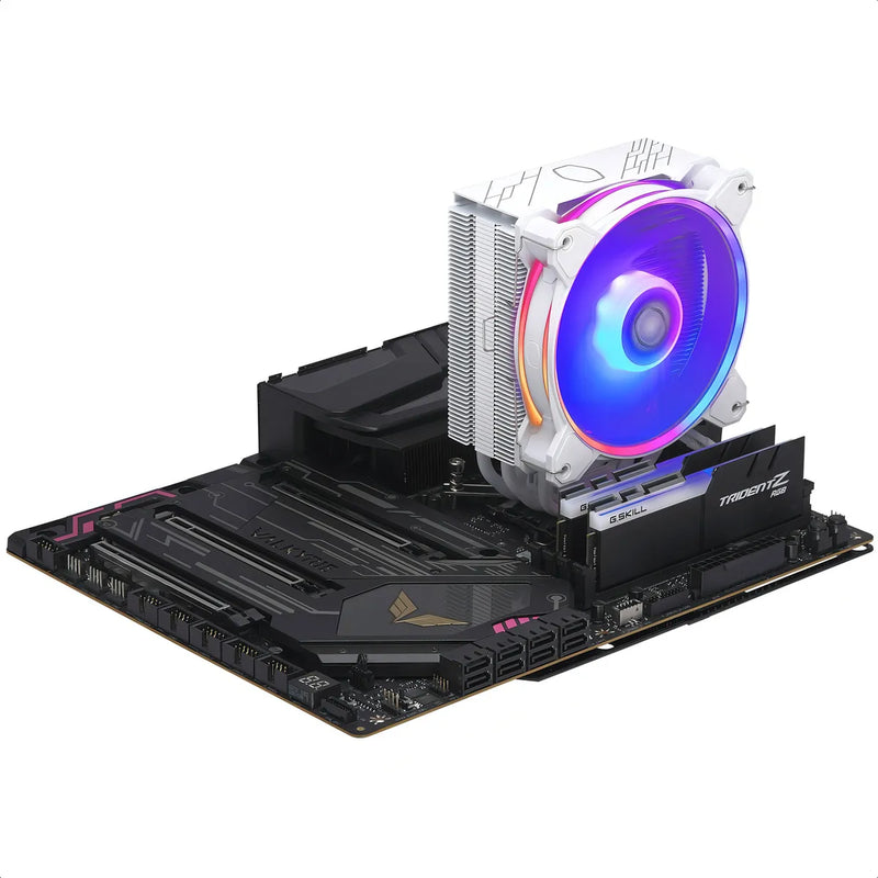 Cooler Cpu Cooler Master Hyper 212 Halo Blanco 1700 Am5 P Led Argb