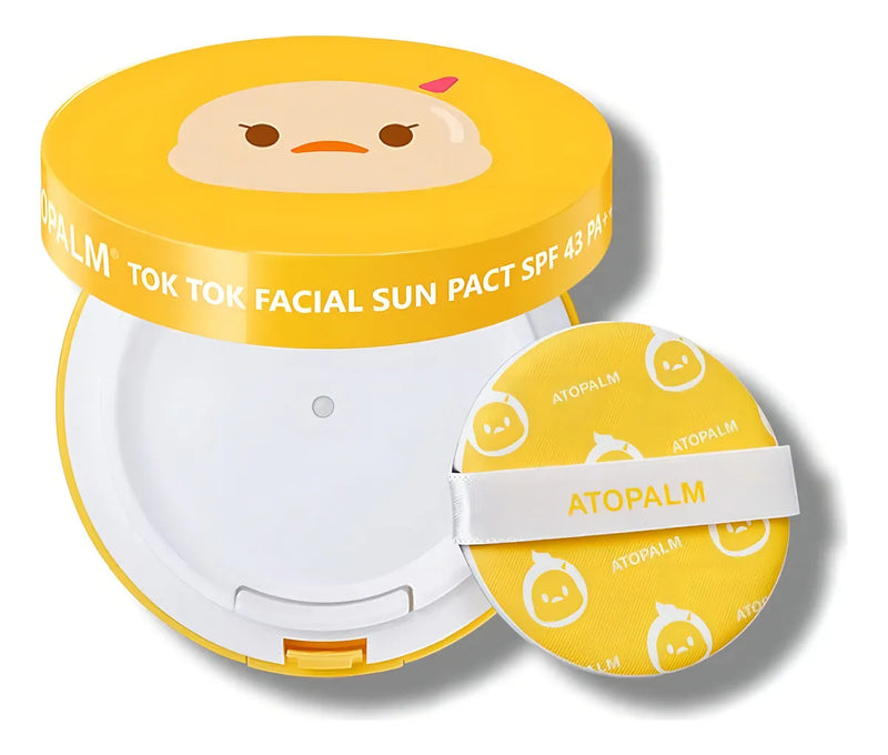 Atopalm Tok Facial Sun Pact 15g Spf43 Pa+++| Protector Solar