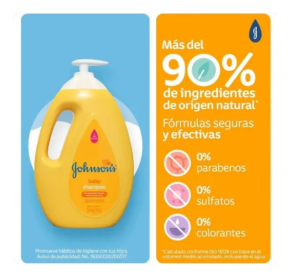 Shampoo Johnsons Baby Original X 1000 Ml