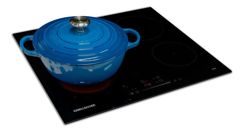 Estufa De Empotrar Vitrocerámica 60 Cm Cuatro Puestos Negro