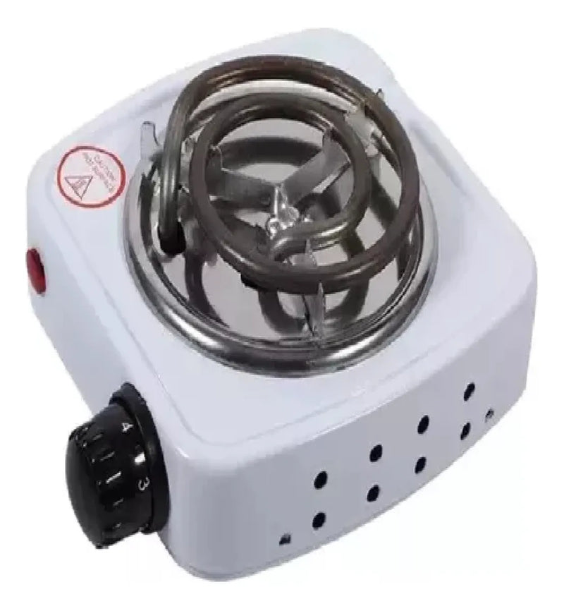 Estufa Eléctrica Portátil Cocina Un Puesto Blanco