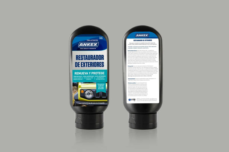 Restaurador Exterior Ankex Detailer Partes Negras