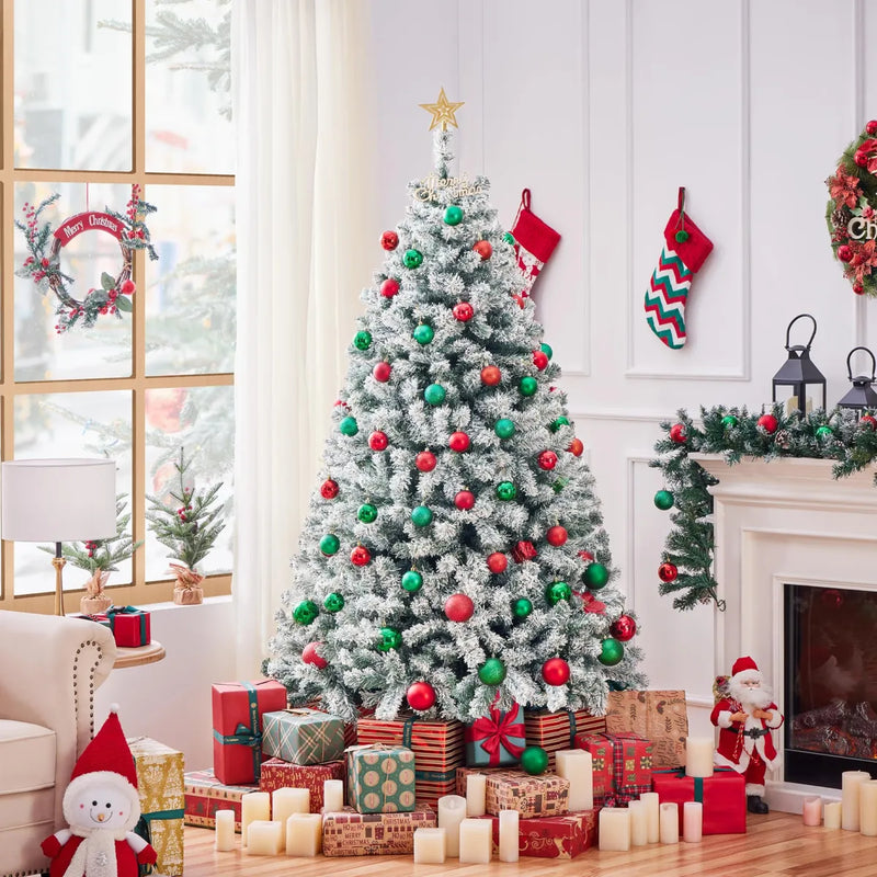 Yaheetech - Arbol De Pino Artificial De Navidad De 6 Pies, F