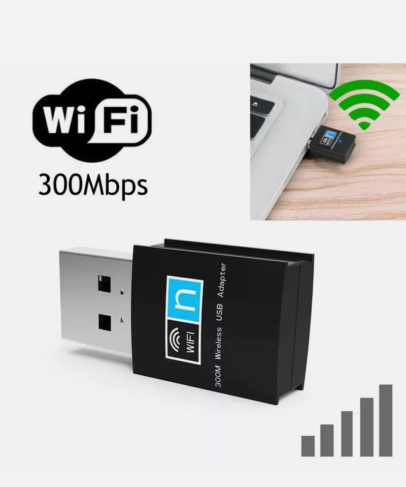 Adaptador Usb Wifi 300 Mbps