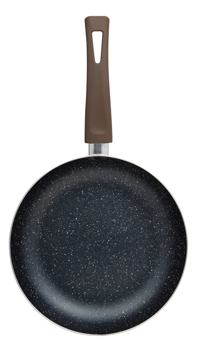 Setx3 Sartenes Tasty(18cms, 20cms, 24cms)en Aluminioprensado Color Beige