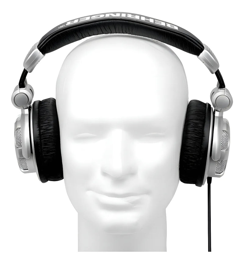 Fone de ouvido over-ear Behringer HPX2000 plateado e negro